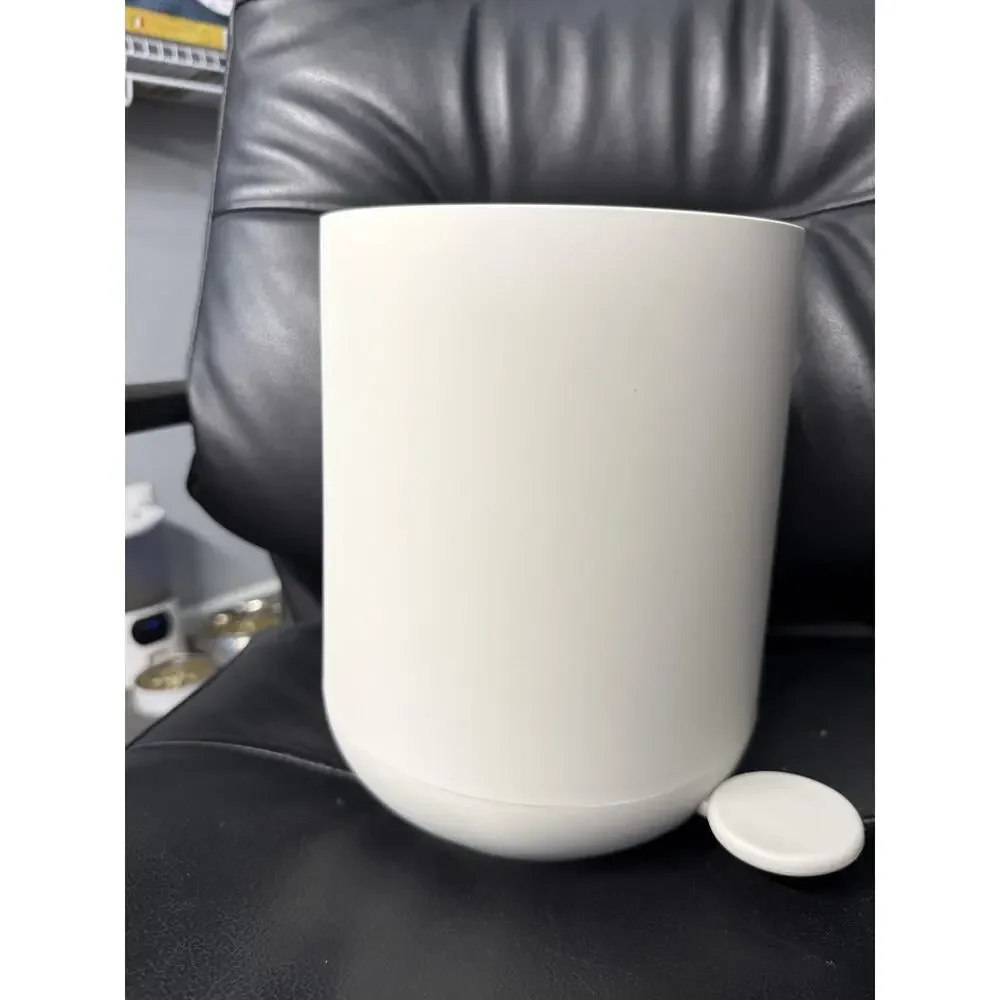 GRAY Zone Modern Elegance Nova Bathroom Cosmetic Pedal Bin Waste Sleek Design